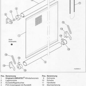 Rolltore mit textilem Behang